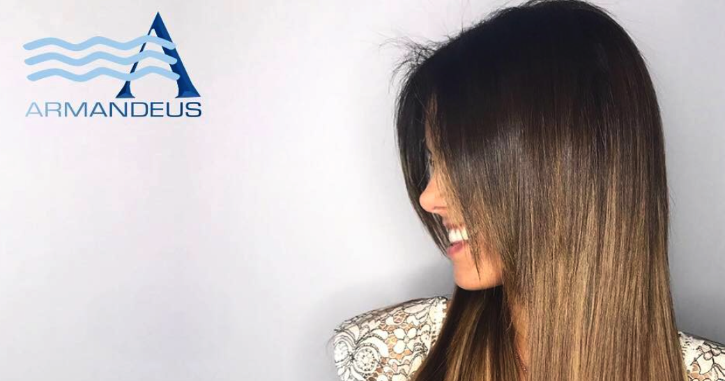 Hair extensions done by Jhon at Salon Armandeus Doral