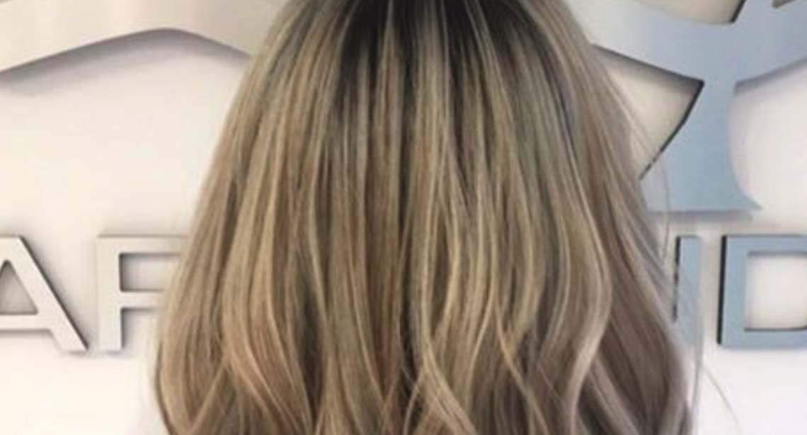 Platinum hair done at Salon Armandeus Orlando