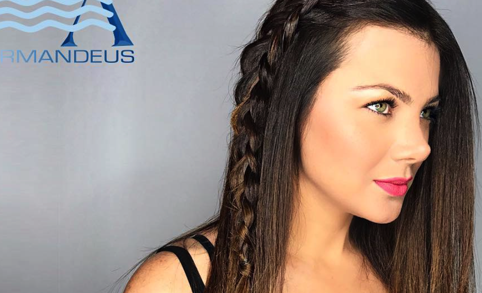 Braided hairstyle by Licia done at Salon Armandeus Doral