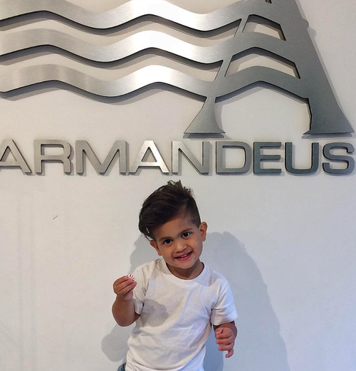 Kids hair style done at Salon Armandeus Orlando