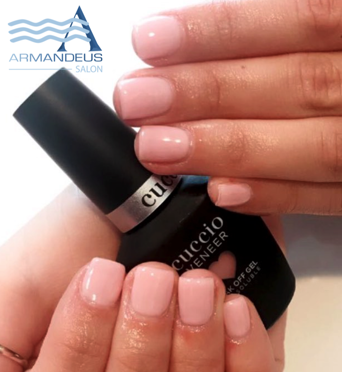 Gel manicure done at Salon Armandeus Coconut Grove