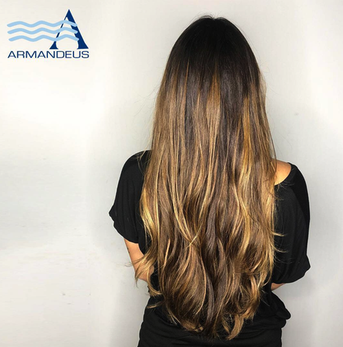 Highlights and style done at Salon Armandeus Doral