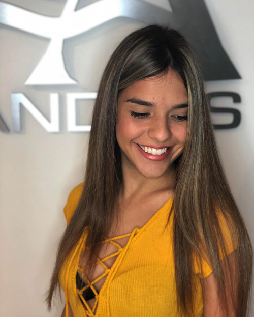 Happy client at Salon Armandeus Orlando