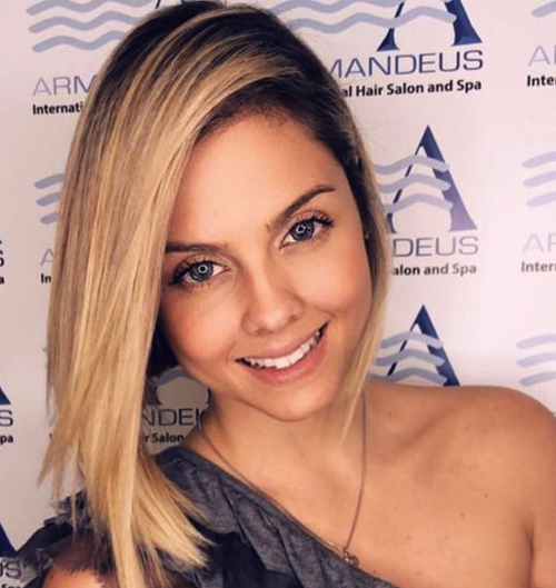 Pamela Guti visited us at Salon Armandeus Coconut Grove