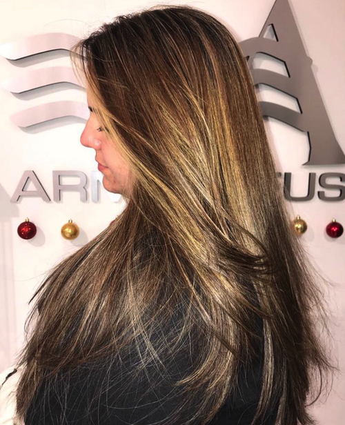 Perfect hair done at Salon Armandeus Orlando