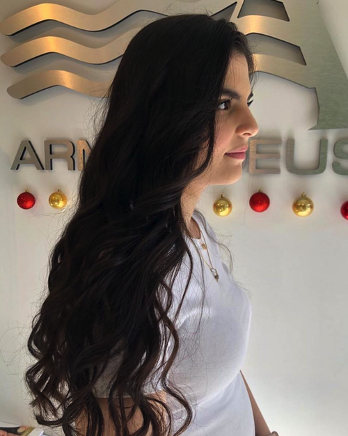 Hair extensions done at Salon Armandeus Orlando