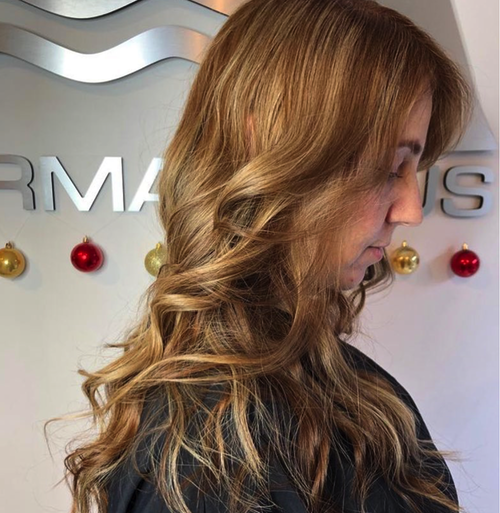 Hair color and style done at Salon Armandeus Orlando