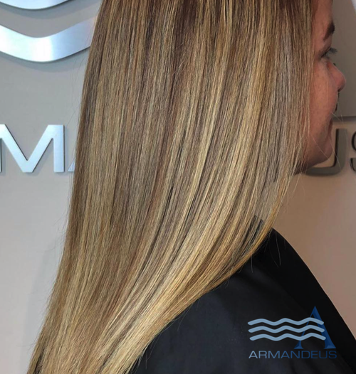 Hair color and style done at Salon Armandeus Orlando