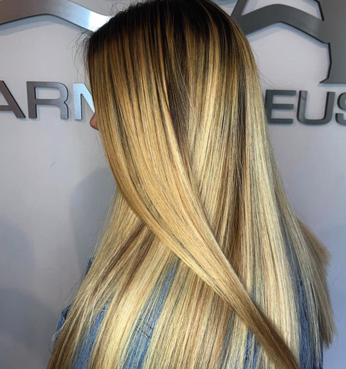 Hair color and style done at Salon Armandeus Orlando