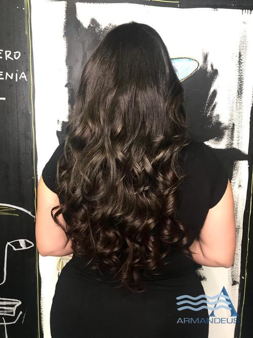 Perfect hair done at Salon Armandeus Doral