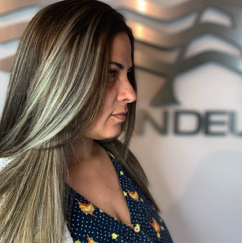 Hair color and style done at Salon Armandeus Orlando