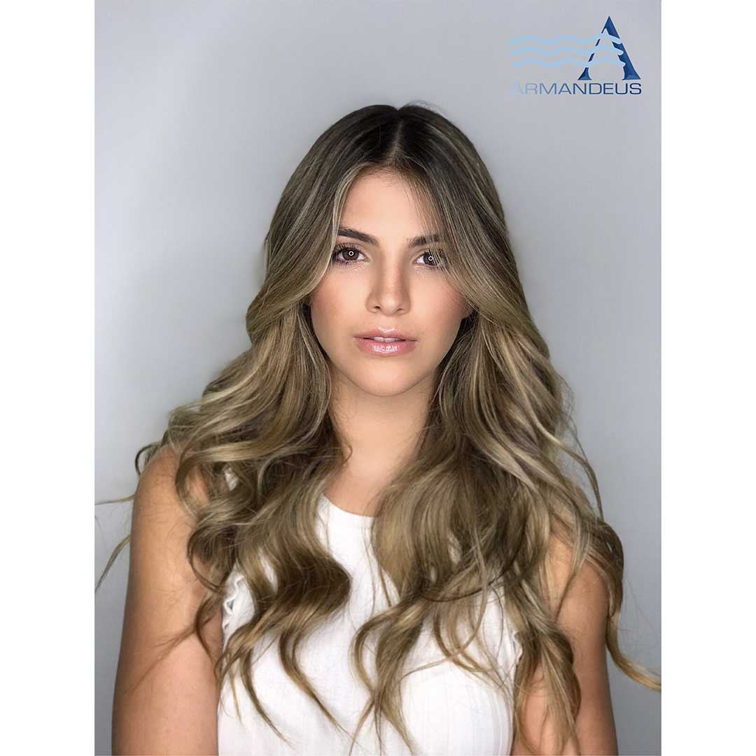 Makeup and hairstyle done at Salon Armandeus Doral