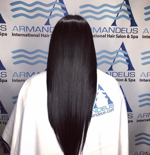 Stem cells hair treatment done at Salon Armandeus Midtown Miami