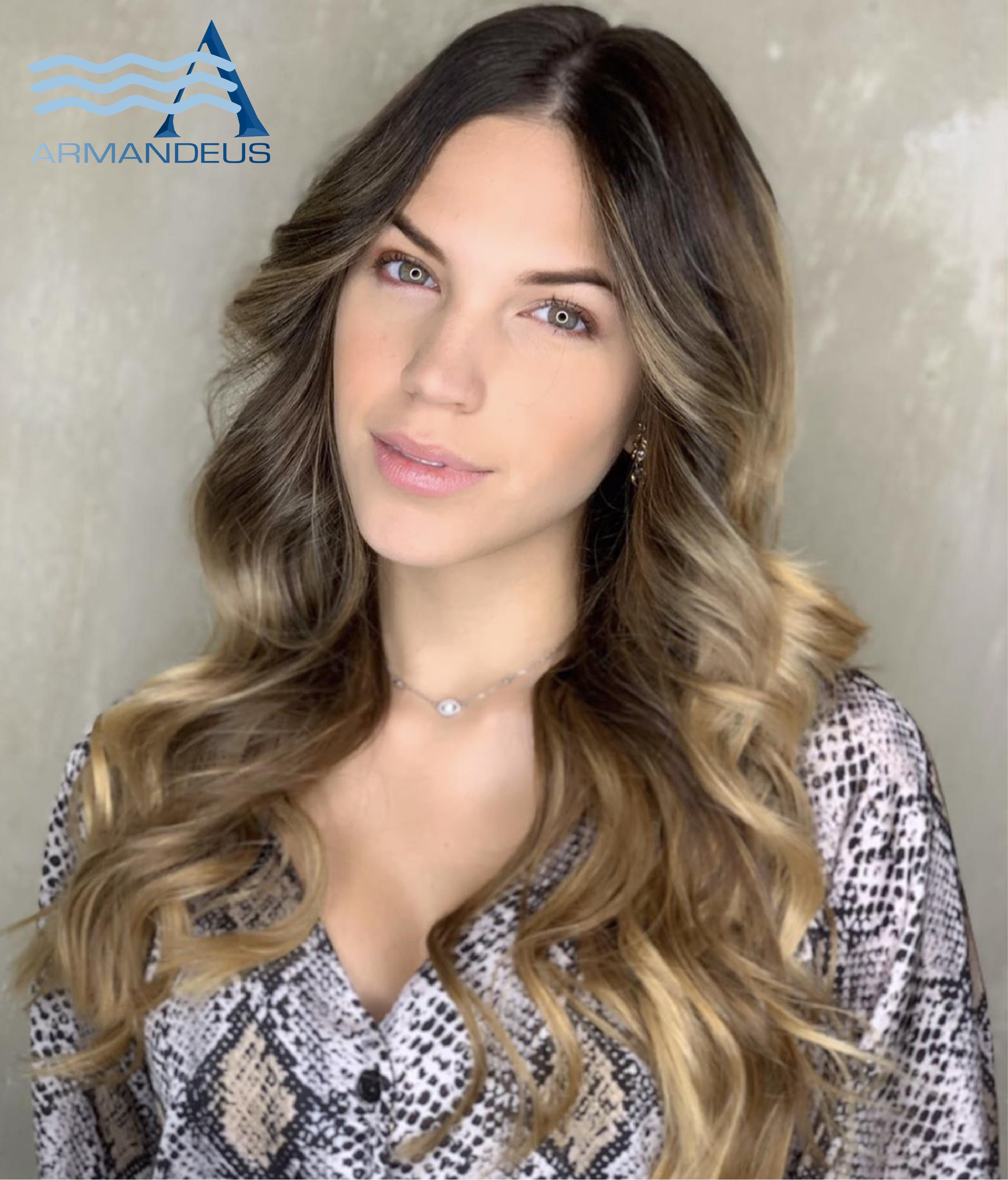 Hair color and style done at Salon Armandeus Madrid