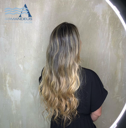 Balayage and hairstyle by Salon Armandeus Madrid