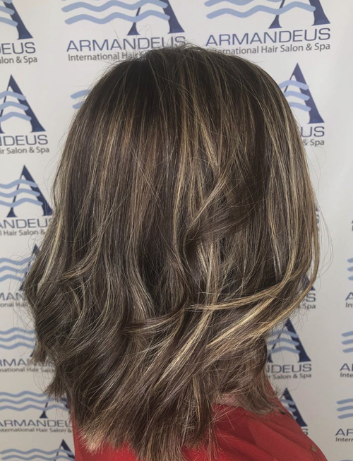 Highlights and hairstyle by Salon Armandeus Nona Park