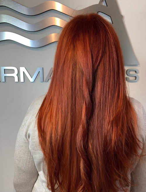 Redhead and hairstyle by Salon Armandeus Orlando