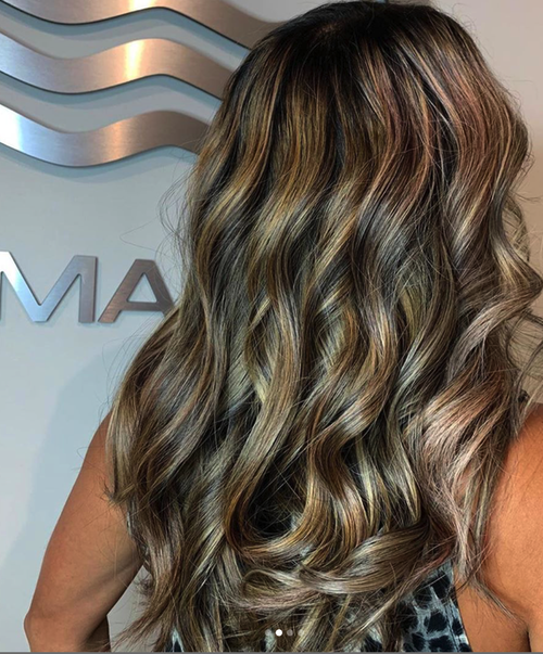 Two color balayage is always a trendy style visit us at hair salon Armandeus Orlando to get yours