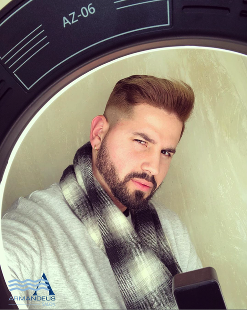 At hair salon Armandeus Madrid we offer man style