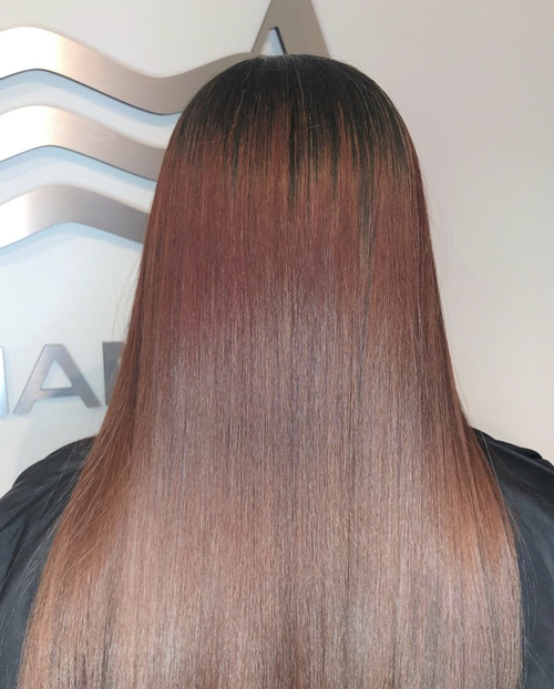 Amazing before and after hair treatment by hair salon Armandeus Orlando